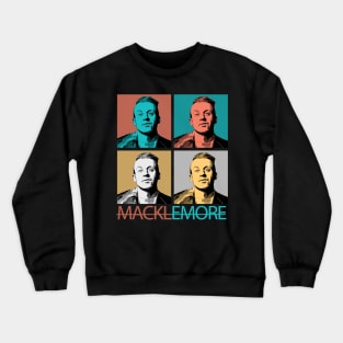 Retro Pop Art Style Macklemore Fan Art Crewneck Sweatshirt